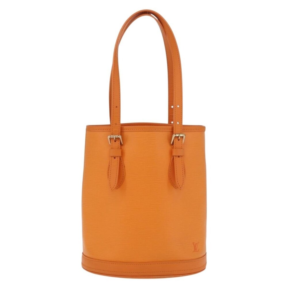 Louis Vuitton Epi Bucket PM Shoulder Bag Orange